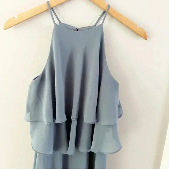 princess polly baby blue dress Bill Levkoff #LEVKOFF Lara's Bridal main image 1